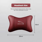 Jaguar Leather Neck Pillow