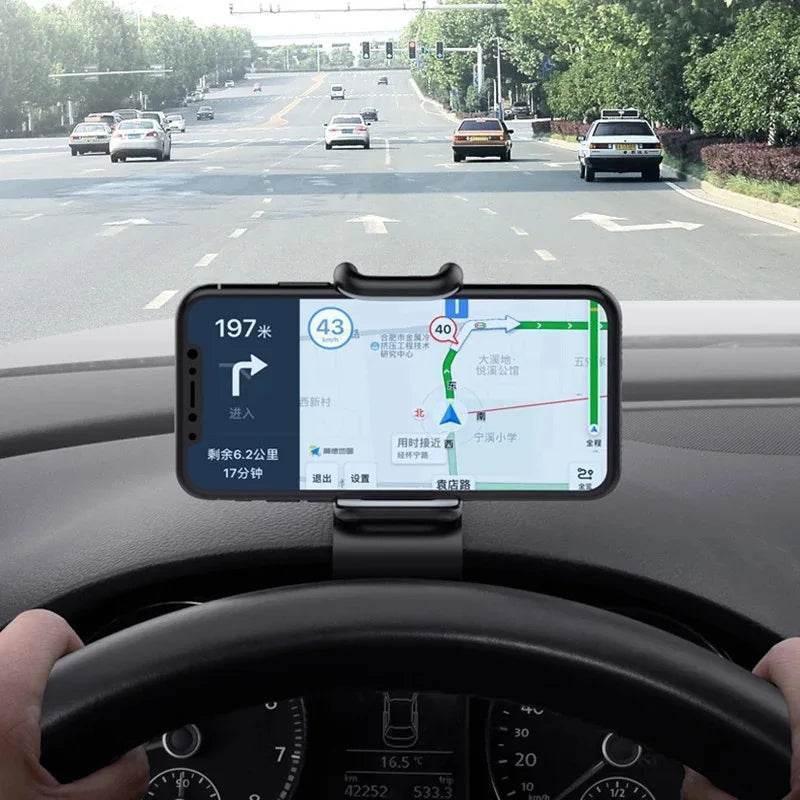 360° Rotatable Car Phone Holder – Universal Dashboard & Windshield Mount Stand