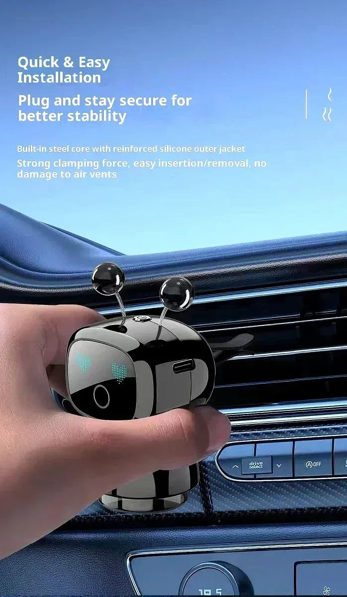 AutoTech Robot Car Aromatherapy Diffuser - Smart Air Freshener LED