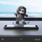 Skateboard Bear Dashboard Decoration