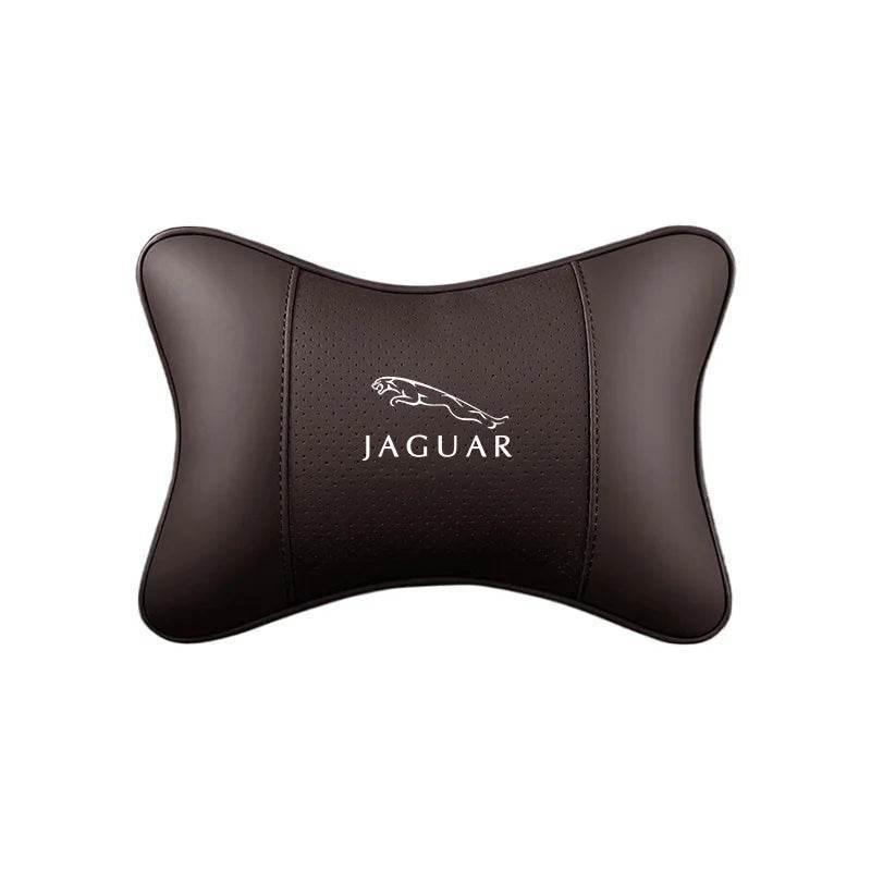 Jaguar Leather Neck Pillow