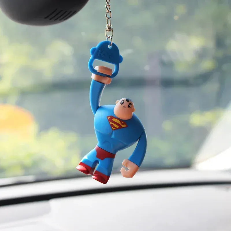 Batman/Superman & Spider-Man Car Rearview Mirror Ornament