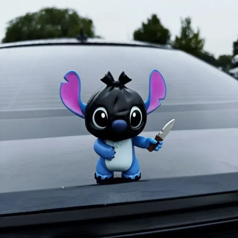 Stitch Robbery Figure – Creative Anime Car Decoration Doll