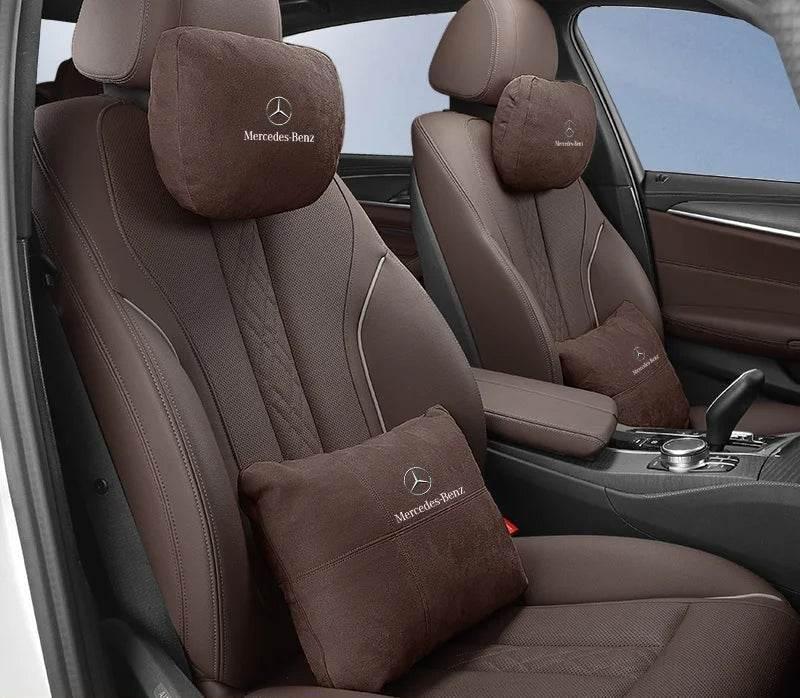 Mercedes Benz Neck Pillow & Lumbar Support Cushion