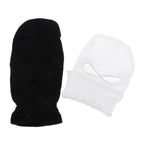 3-Hole Funny Car Seat Headrest Cover – Full Face Ski Mask Design