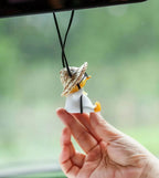 Swing Duck Pendant – Car Rearview Mirror Decoration