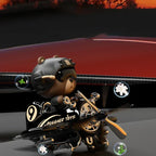 BOBO Bear & Wolf Solar Rotating Car Dashboard Aroma Diffuser Ornament