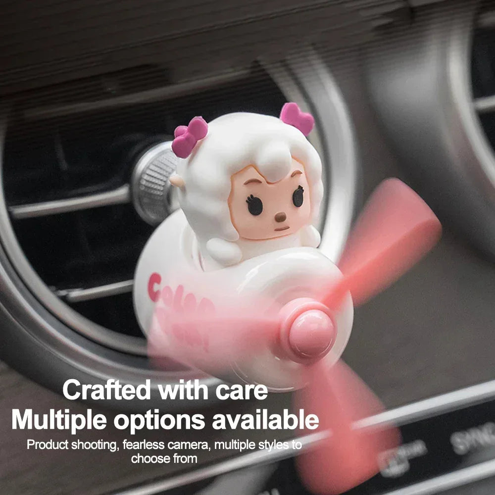 AutoPro DIY Perfume Pilot Bear Vent Clip Car Air Freshener Diffuser