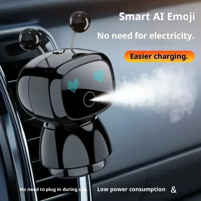 AutoTech Robot Car Aromatherapy Diffuser - Smart Air Freshener LED