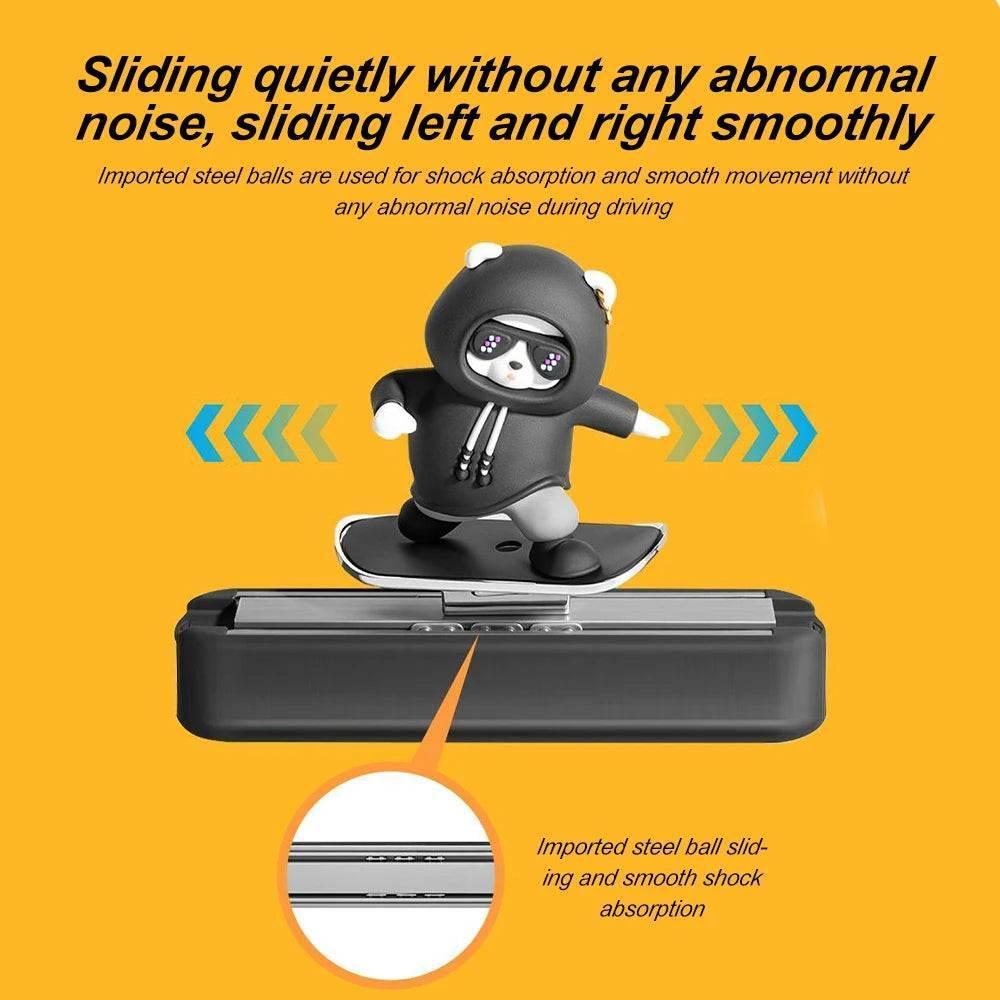 Skateboard Bear Dashboard Decoration
