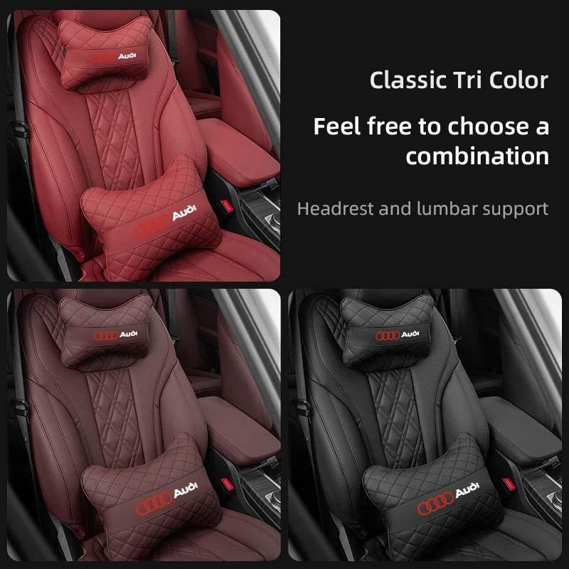 Audi Headrest & Lumbar Pillow