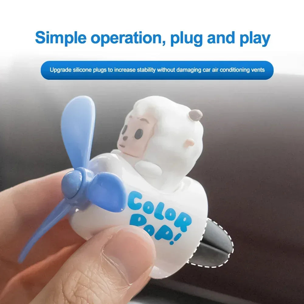 AutoPro DIY Perfume Pilot Bear Vent Clip Car Air Freshener Diffuser