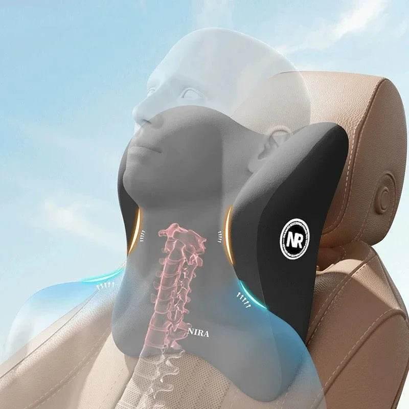 Car Neck Pillow & Back Cushion for Ultimate Comfort