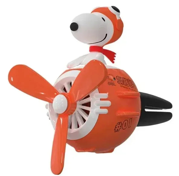 Snoopy Car Air Freshener – Rotating Head Vent Clip Aroma Diffuser