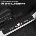 Hello Kitty Leather Car Door Sill Protector Anti-Scratch Stickers