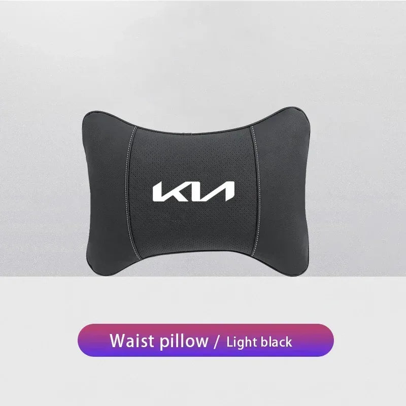 KIA Car Headrest & Lumber Support Pillow