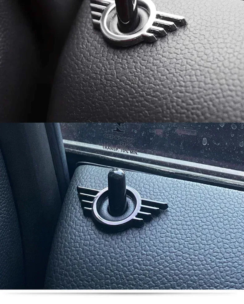 MINI Cooper Door Lock Button Decoration Sticker