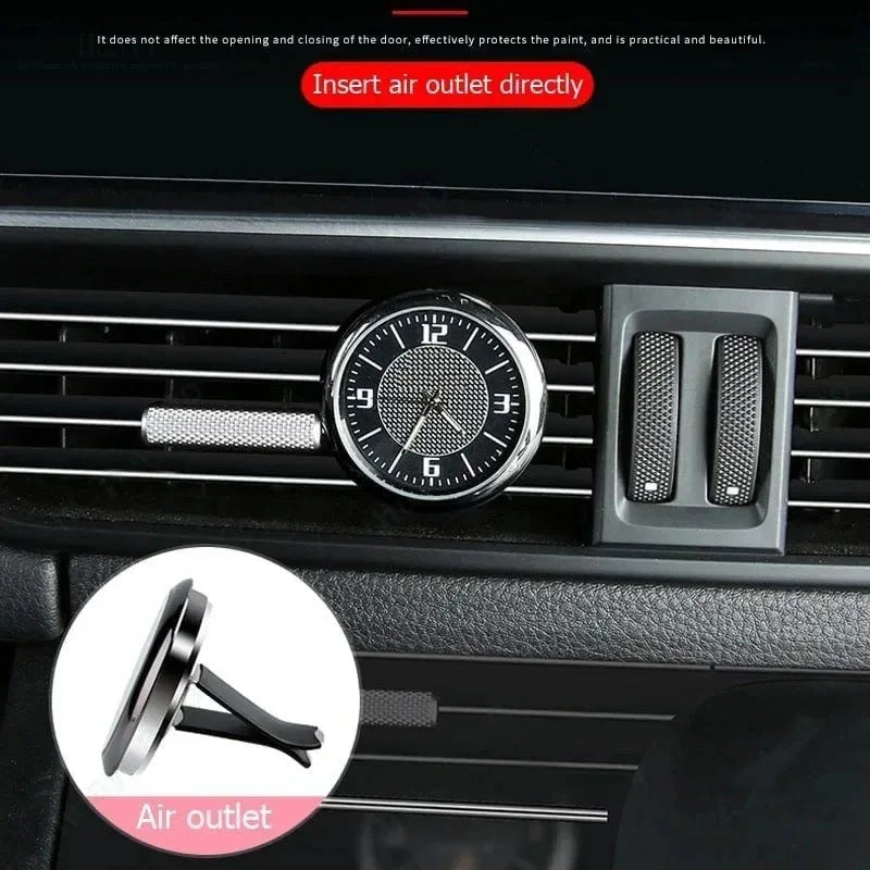GR Sport Mini Car Clock Air Vent Dashboard Sticker