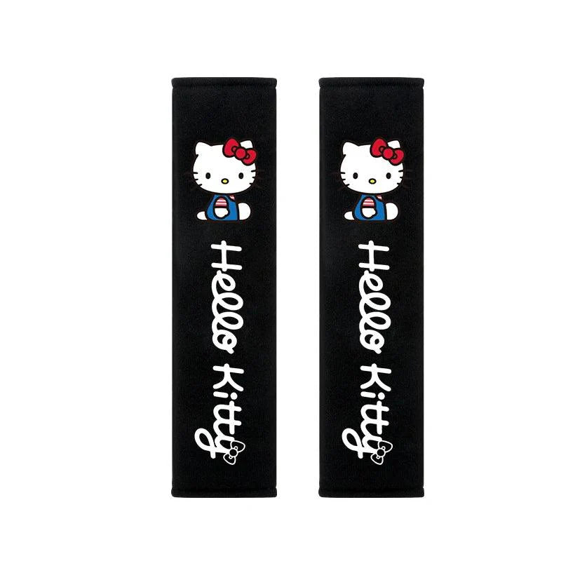 Hello Kitty Soft Car Seat Belt Covers 2Pcs Universal Shoulder Pads