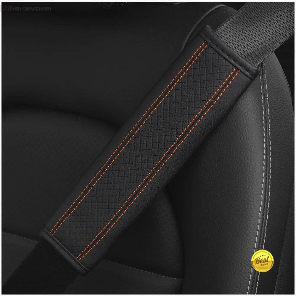 Leather Seat Belt Shoulder Pads