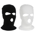 3-Hole Funny Car Seat Headrest Cover – Full Face Ski Mask Design