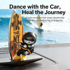 Sailboat Bear Dashboard Ornament - Swinging Rotating Car Decor