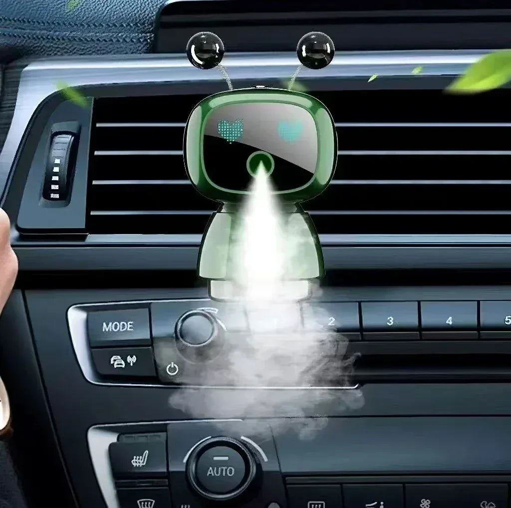 AutoTech Robot Car Aromatherapy Diffuser - Smart Air Freshener LED
