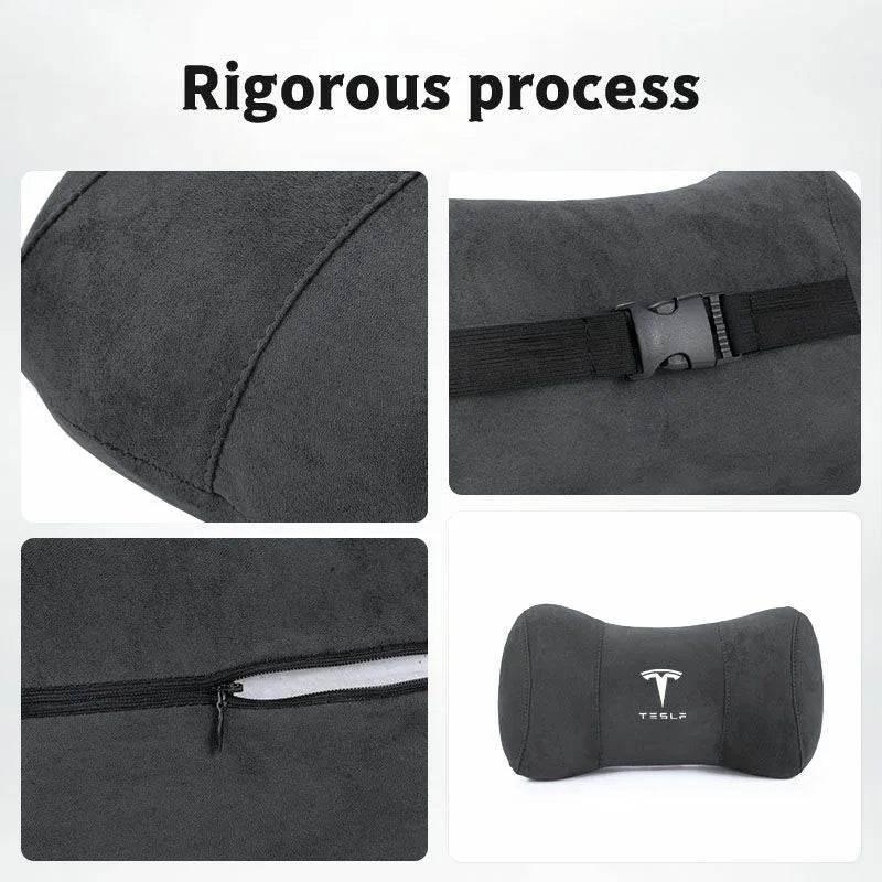 Tesla Suede Headrest Pillow