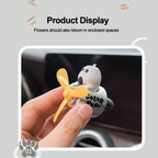 AutoPro DIY Perfume Pilot Bear Vent Clip Car Air Freshener Diffuser