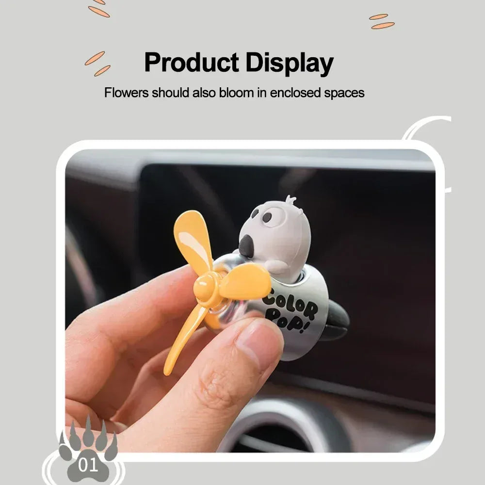 AutoPro DIY Perfume Pilot Bear Vent Clip Car Air Freshener Diffuser