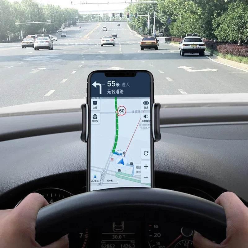 360° Rotatable Car Phone Holder – Universal Dashboard & Windshield Mount Stand