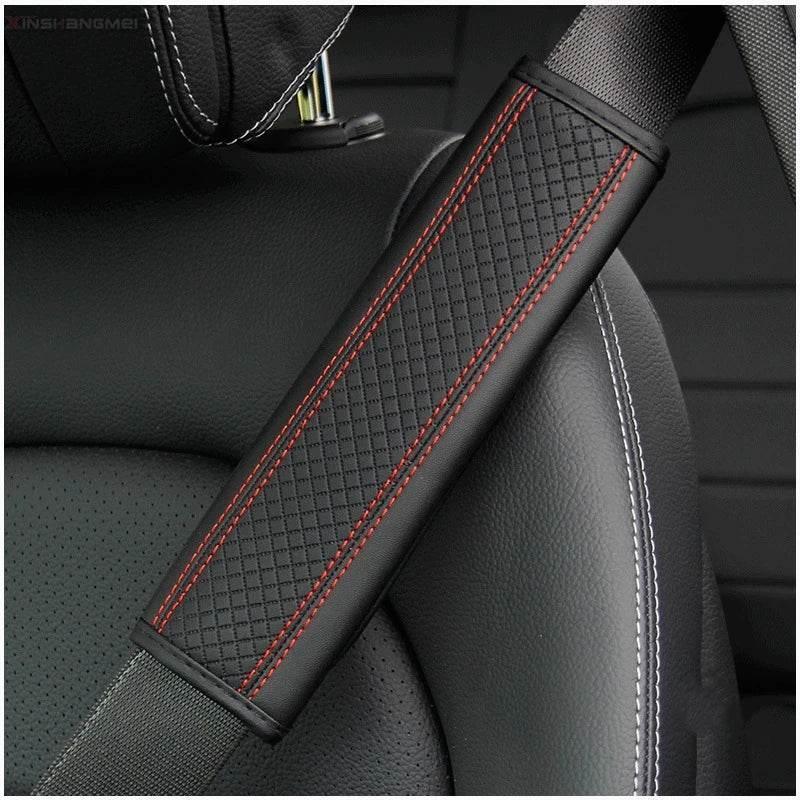 Leather Seat Belt Shoulder Pads
