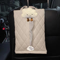 Cloud Cartoon Car Tissue Box Holder - Leather Headrest Mount Organizer