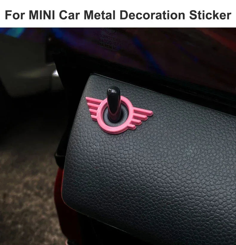 MINI Cooper Door Lock Button Decoration Sticker