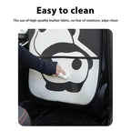 Waterproof Leather Car Seat Back Protector Anti-Kick Pad Kids Mat