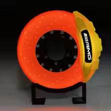 Car Brake Disc LED Light Rotating Wheel Hub Ambient Lamp