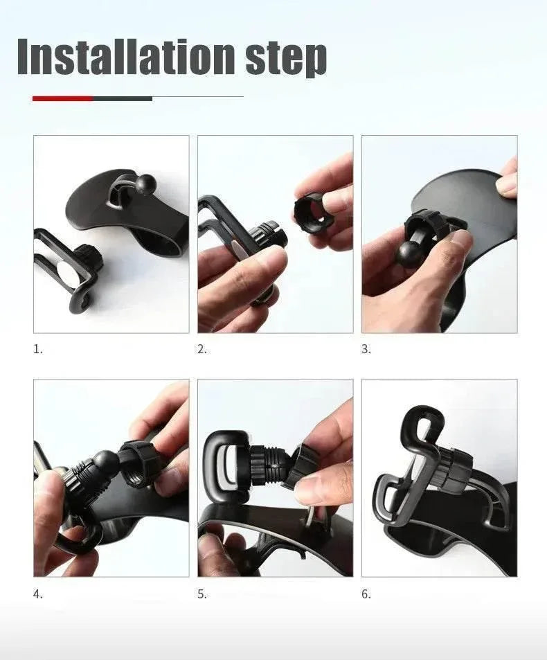 360° Rotatable Car Phone Holder – Universal Dashboard & Windshield Mount Stand