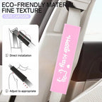 Hello Kitty Seatbelt Shoulder Pad - Soft Cartoon Car Safety Cover
