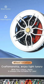 Rotatable Wheel Hub Car Air Freshener Vent Clip