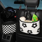 Premium Car Seat Back Storage Organizer with Trash Compartment