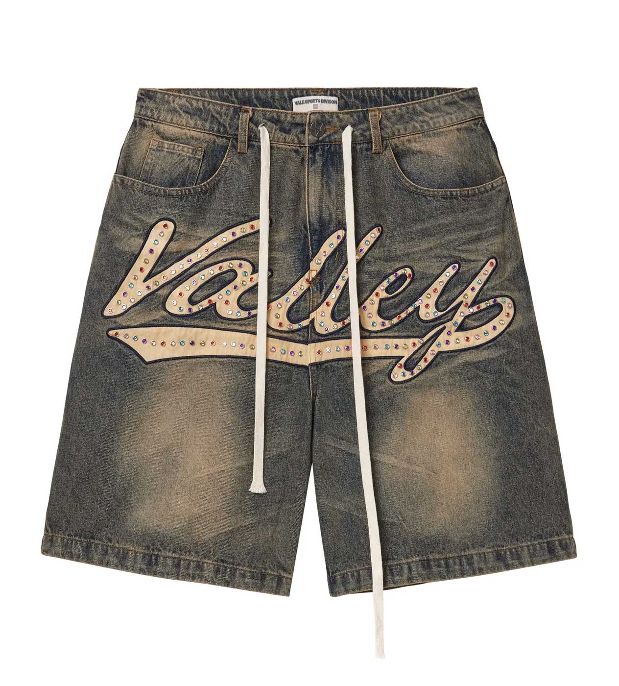 Vale Forever Skittles Jorts Denim Blue
