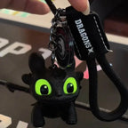 Light Up Night & Light Fury Keychain – Glowing Dragon