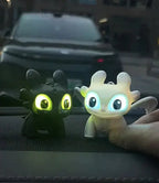 Light Up Night & Light Fury Keychain – Glowing Dragon