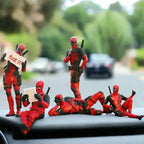 Deadpool Car Dashboard Ornaments - 6 Pcs
