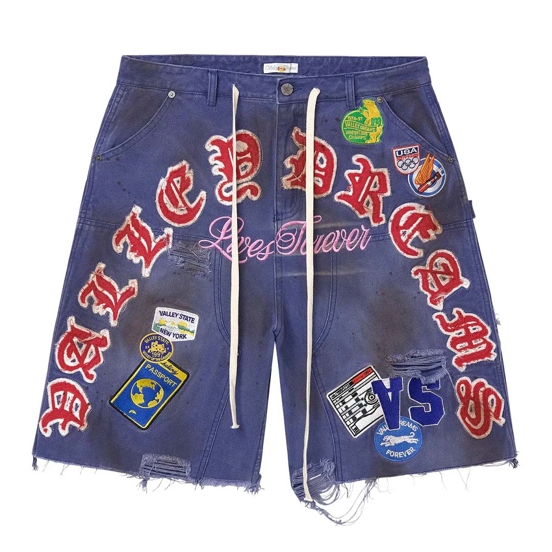 Vale Forever Workshop Jean Shorts Blue