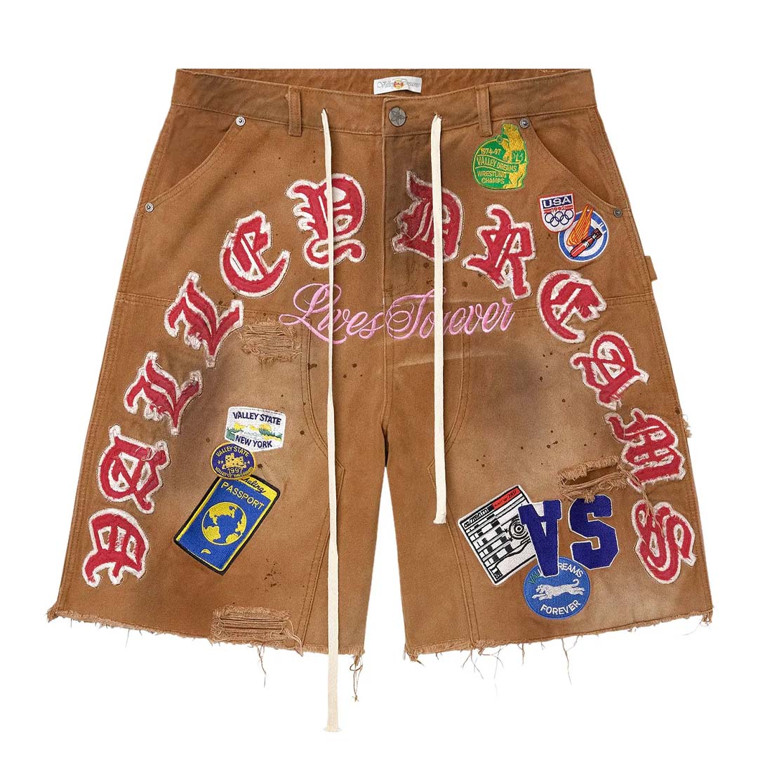 Vale Forever Workshop Jean Shorts Brown